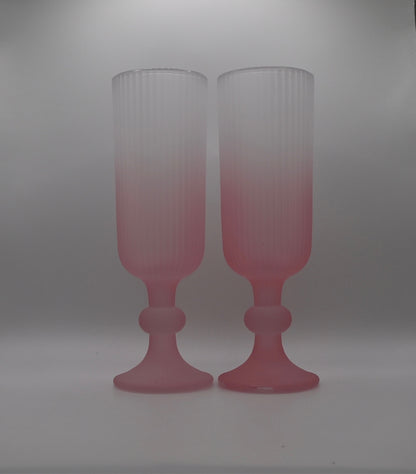 Fiesta Flute - Frosted Pink (CLEARANCE)